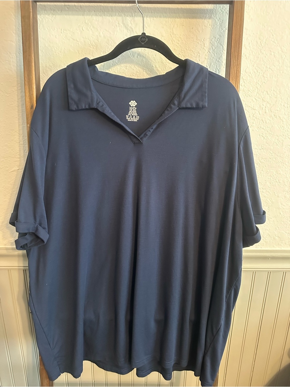 Women’s Navy Polo Shirt - Comfort Fit